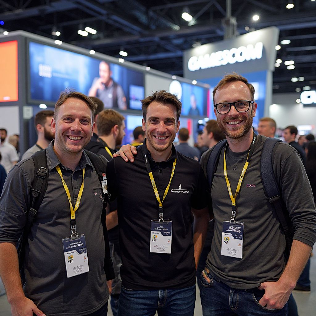 Команда на GamesCom